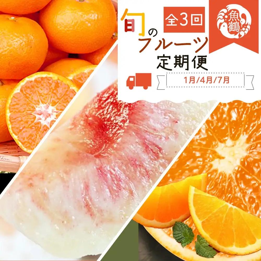 【全3回】紀州和歌山産旬のフルーツ定期便 (みかん・清見オレンジ・桃)【tkb381】