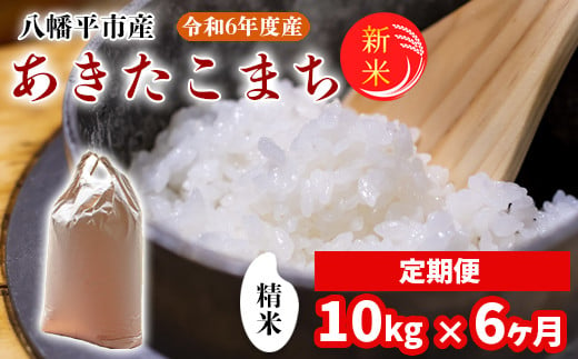 【2024年11月発送開始】 令和6年産 新米 岩手県産 あきたこまち 精米 10kg （5kg×2袋） × 6ヶ月定期便 ／ 白米 米 産地直送 農家直送 【中沢農産】