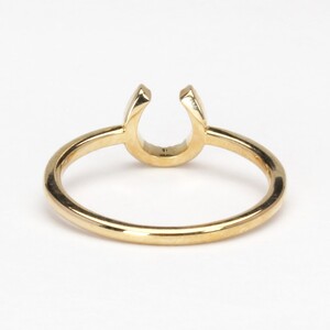 馬蹄 ホースシュー ダイヤモンド リング k18 イエローゴールド製 drmcf24d