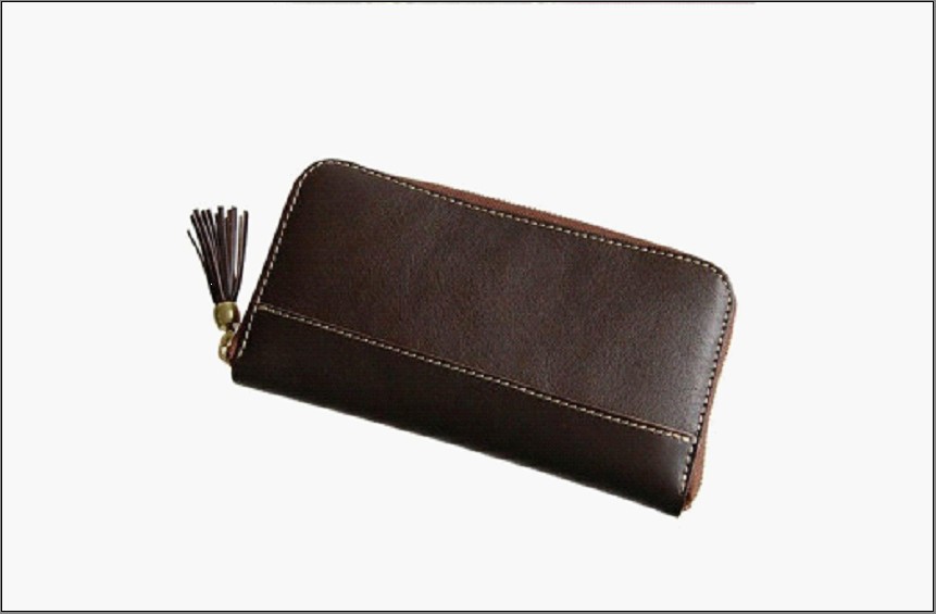 長財布【福岡市内製造】＜チョコ＞