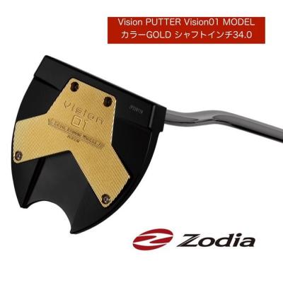 ふるさと納税 名古屋市 ゾディアVision PUTTER  Vision01MODEL GOLD シャフトインチ34.0
