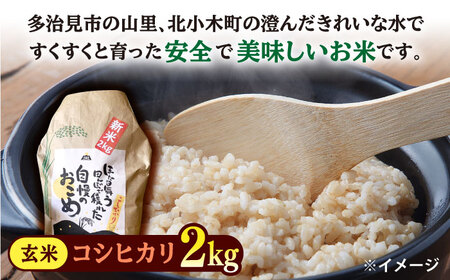 【令和5年産：玄米】 特別栽培米 コシヒカリ （2kg） + 【美濃焼】 青雲かいらぎ フリーカップ 大 （2個） 【山松加藤松治郎商店】[TEU010]