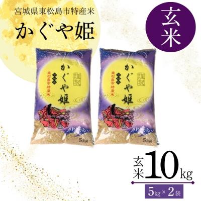 ふるさと納税 東松島市 【令和7年産】 新米 宮城県産 超稀少品種 かぐや姫 玄米 10kg 宮城県 東松島市 天授のお米 |  | 03