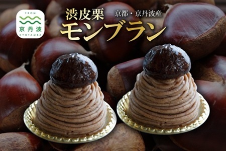 渋皮栗モンブラン 2個 セット 丹波栗 スイーツ 低温熟成栗使用 国産 くり 栗 渋皮栗 京都 京丹波 濃厚 ご当地グルメ お取り寄せ ギフト 菓歩菓歩 capocapo ※北海道・沖縄・その他離島は配送不可 [010NA024L]