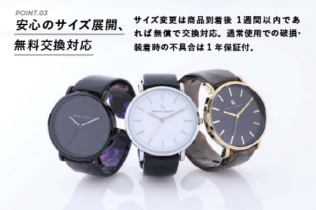 ＜付け替え用バングルのみ＞鯖江発！眼鏡職人が作った新感覚の腕時計 バングルウォッチ40　カーボンパターン カーボンパターン