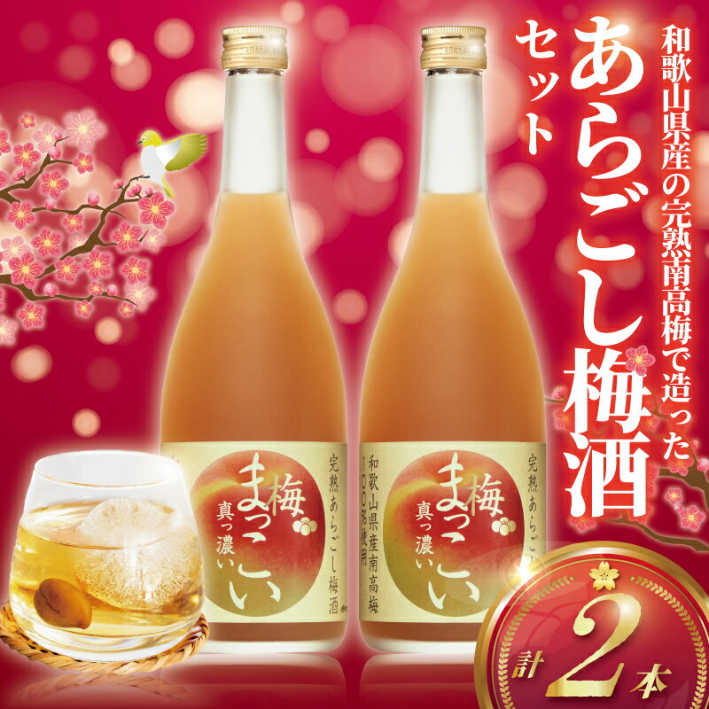 【ふるさと納税】メルシャン 完熟梅で造った「完熟あらごし梅酒」 2本セット 梅 うめ ume 和歌山県産 完熟南高梅 瓶 フルーツ フルーティ あらごし ピューレ フレッシュ 梅本来のうまみ おすすめ おいしい 口当たり 濃厚 お酒 アルコール ふるさと 神奈川 湘南 藤沢