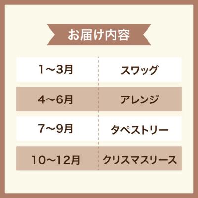 ふるさと納税 糸島市 【全4回定期便】3ヶ月に1回お届け フラワー ギフト  tokohana [AOC026] |  | 01