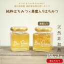 【ふるさと納税】高評価★5.0 高レビュー★ KYOTOTANGOHONEY森の百花蜜純粋天然ハチミツ（巣蜜入り純粋天然ハチミツ150g、純粋天然ハチミツ150gセット） はちみつセット 純粋 非加熱 天然 はちみつ 天然はちみつ ビタミン アミノ酸 プレゼント 健康 プロポリス 養蜂