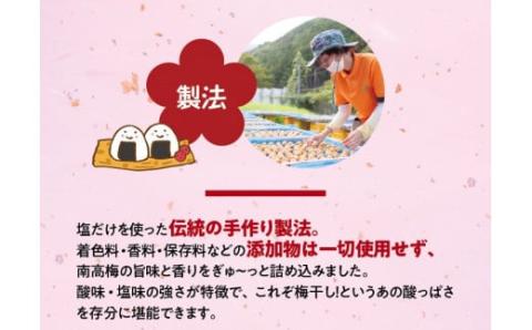 完熟南高梅 白梅干し 1.25kg 塩分約20％ 完全無添加 サイズ混合 ご家庭用【2025年9月より発送予定】【njb647-1】