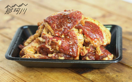 【全12回定期便】たれ漬け牛カルビ　1kg(200gx5)＜なかがわ市場 うしじま＞那珂川市[GAR044]