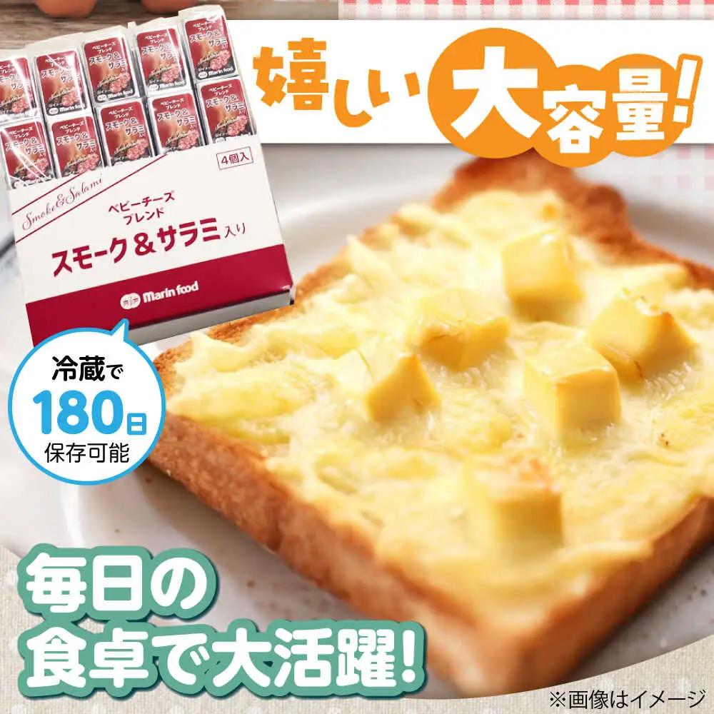 ベビーチーズブレンド スモーク＆サラミ入り100個[AQCM008] チーズ ベビーチーズ