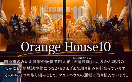 ＜ゲストハウス Orange House10 宿泊券（1名様）＞ ゲストハウス 古民家 宿 泊まり 利用券 旅 旅行 トラベル 1泊 リラックス リノベーション オレンジハウス10 あっぱれのうえん 