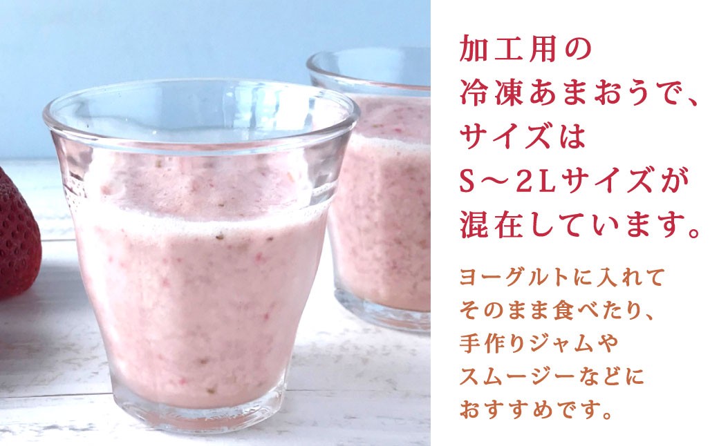 やまや 冷凍いちご 博多あまおう 約5kg (1kg×5袋)