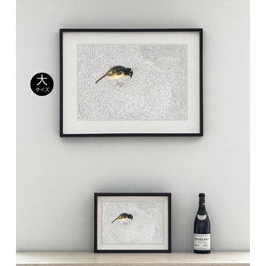 アート作品「フキナガシフウチョウ」（大）【169013】 絵画 ｲﾝﾃﾘｱ ｱｰﾄ 芸術品 美術品