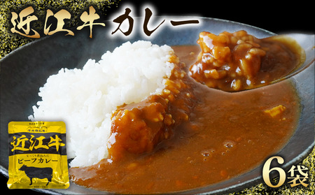 近江牛 カレー 160g×6袋セット 黒毛和牛 牛肉 960g レトルト 【カレー】
