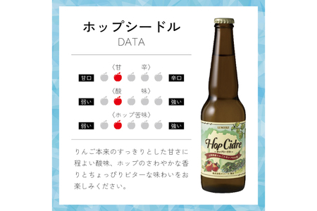 ルミエール ホップシードル 330ml 6本  シードル 酒 国産 甘口