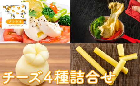 北海道美深町 チーズ4種詰め合わせ【北ぎゅう舎】 加工食品 乳製品 詰合せ 
