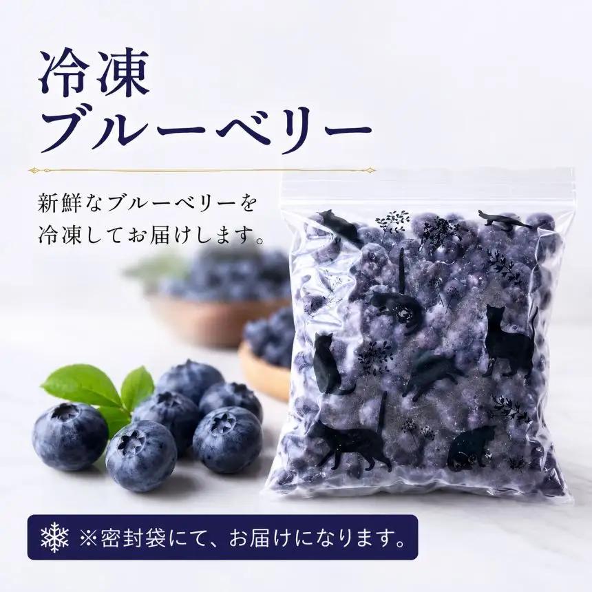 【定期3回】完熟 冷凍ブルーベリー 約 2kg