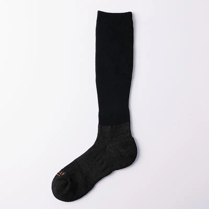 PESCALLY　和紙パイル着圧ソックス （25-27cm） ブラック FAD-2234