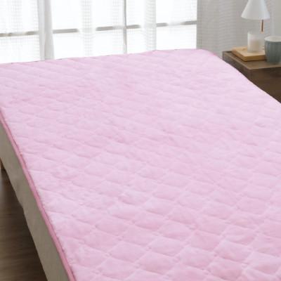 ふるさと納税 泉大津市 ROMANCE　綿マイヤー　敷きパッド　【セミダブル】　ピンク　31356443