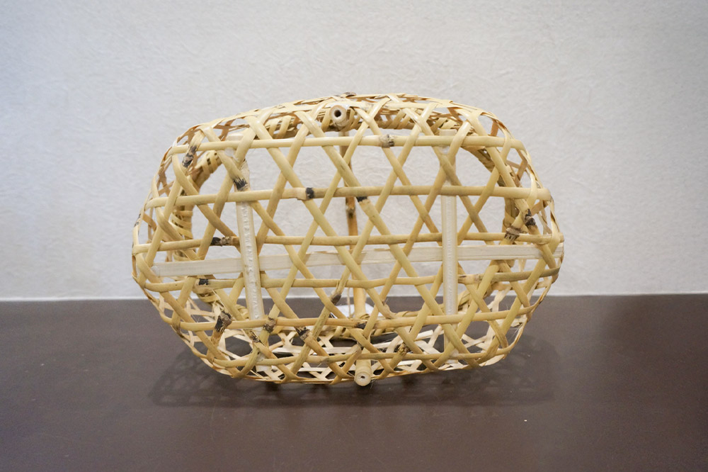 竹籠 りんごジュース 津軽竹籠と草邑オリジナルりんごジュース5本セット 工芸品 青森県弘前市 草邑