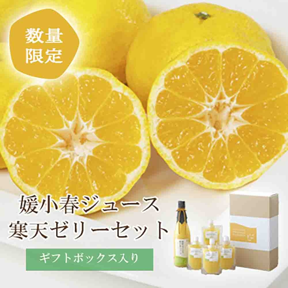 
                  愛媛でしか栽培できない希少柑橘 媛小春(ひめこはる)のジュースと寒天ゼリーセット＜D25-84＞_柑橘 フルーツ 果物 くだもの 媛小春 希少 ジュース ゼリー セット 寒天 人気 おすすめ 送料無料 愛媛県 八幡浜市【1309625】 YWTAP044
                