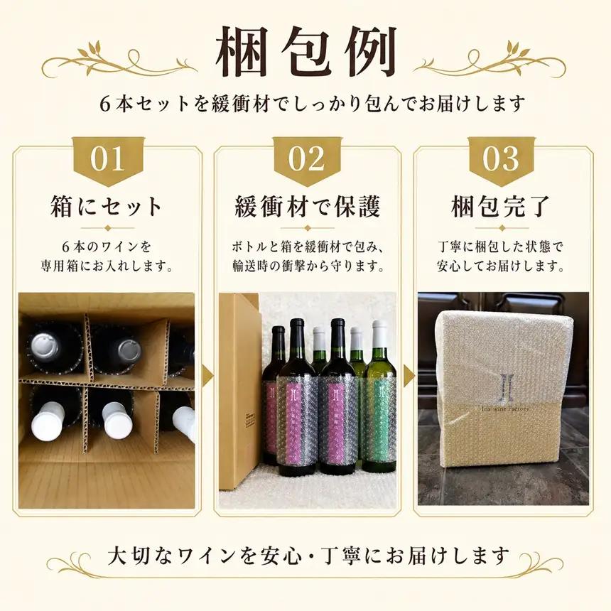 伊那ワイン工房 ワイン６本セット（ナイアガラと山葡萄のワイン）【041-05】
