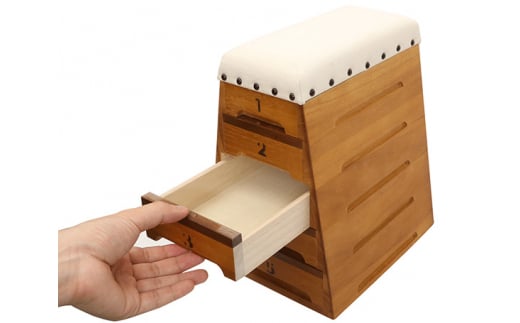 TOBIcoBACO B6サイズ　引出5段 ／ ミニチュア 跳び箱 小物入れ 引き出し 工芸 広島県 No.447