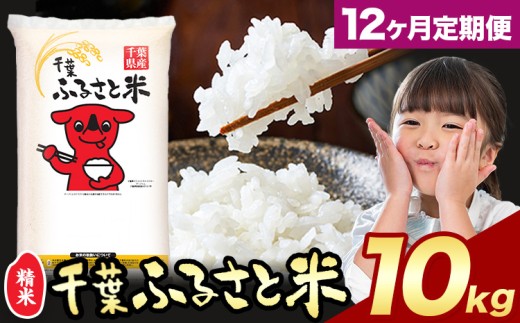 【12ヶ月定期便】米 千葉ふるさと米 10kg《お申し込み月の翌月から出荷開始》ブレンド米 千葉県 勝浦市 米 白米 精米 国産 お米 おこめ お弁当 おにぎり