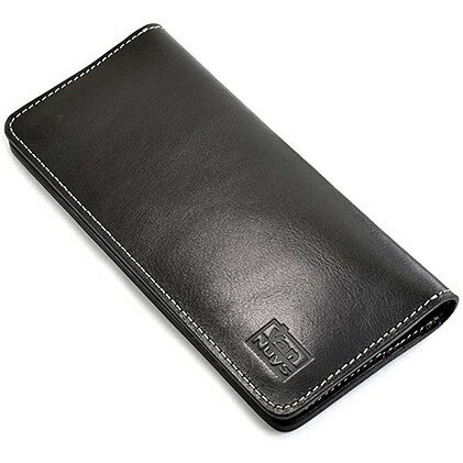 【ふるさと納税】カードと紙幣収納のロングウォレット/スリムタイプ　バンナイズ オイル シュリンク レザー 本革 財布 長財布 ファッション小物 ファッション カバン バッグ