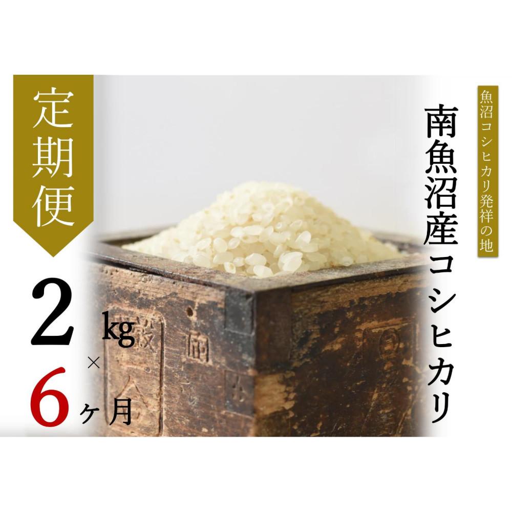 【ふるさと納税】【令和7年産新米予約】【定期便・中旬お届け】2kg×6ヶ月　南魚沼産コシヒカリ【2025年10月中旬より順次発送予定】 | お米 こめ 白米 食品
