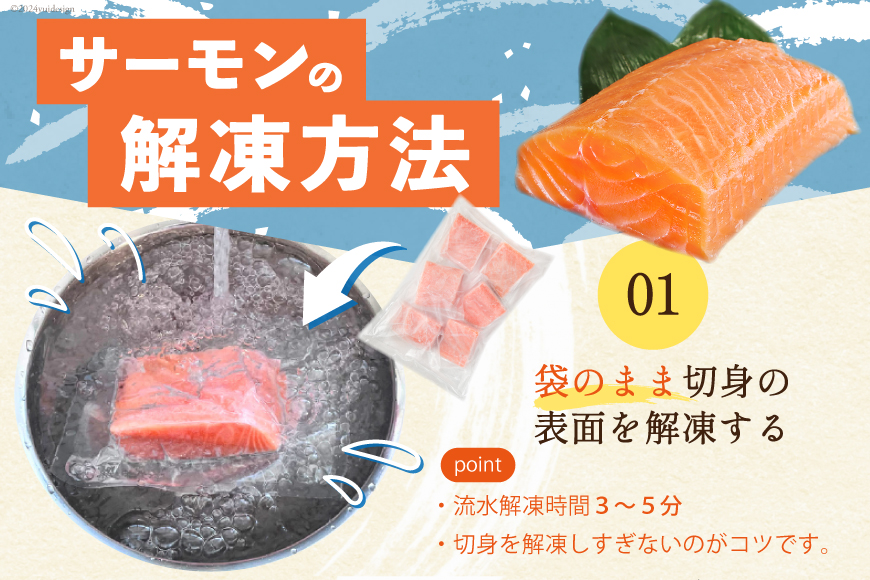 ノルウェー産 アトランティックサーモン 総重量800g(正味重量680g) [カネダイ 宮城県 気仙沼市 20564320] 魚 魚介類 アトラン サーモン 刺身 小分け 鮭 レビューキャンペーン