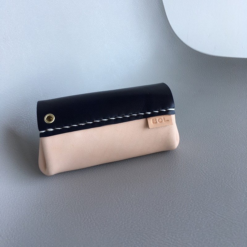 【黒】 本革 レザー財布 Sサイズ