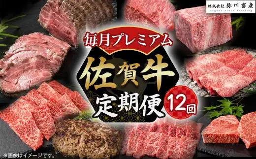 X8x2 佐賀牛 毎月プレミアム定期便 12回コース 定期便 12ヶ月 ロースステーキ ローストビーフ しゃぶしゃぶ カルビ焼肉 ロース ハンバーグ モモブロック 赤身 モモ ロースブロック すき焼き ステーキ カルビ 焼肉 ブロック 国産牛 和牛 ブランド牛 牛肉 肉 高級 人気 おすすめ 佐賀県 太良町 
