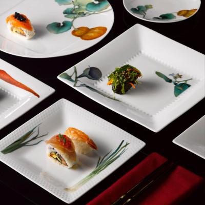 ふるさと納税 みよし市 ノリタケ【京香旬彩】23cmスクエアプレート(金時人参) |  | 03