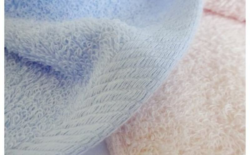 泉州タオル「普段使いにぴったりのミニバスタオル」５枚セット（パステル系）【泉州タオル 国産 吸水 普段使い 無地 シンプル 日用品 家族 ファミリー】 knt0045