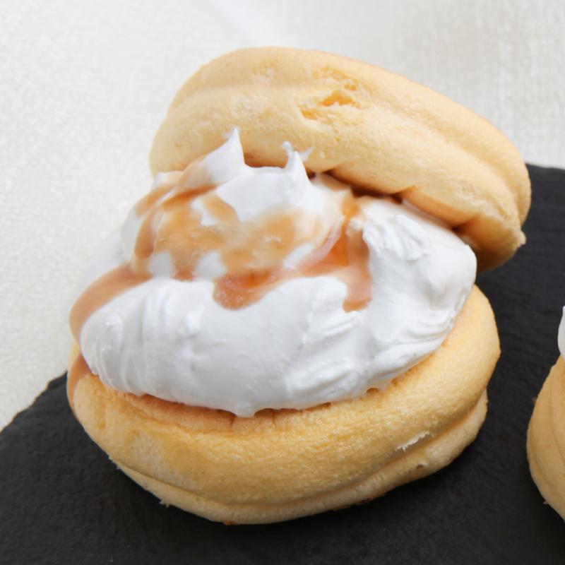 【お歳暮対応】パンケーキカフェcafeblowの「ふわふわパンケーキ」 3種6個（プレーン 塩キャラメル Wチョコ） 099H3000o