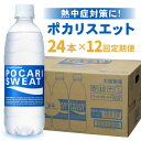 【ふるさと納税】【熱中症対策】＜12回定期便＞500ml 1箱（24本）×12回 ポカリスエット【大塚製薬】 [FBD008]