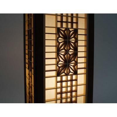 ふるさと納税 大川市 組子行燈 優雅 2092 OAK 1個 |  | 02