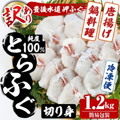 ふるさと納税 佐伯市 < 訳あり ・ 簡易包装 > 豊後水道 とらふぐ 切り身