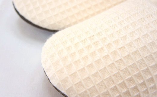 太ワッフルソフトスリッパFサイズ（約24.5cmまで）2足セット　【04301-0349】_イメージ5