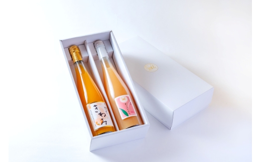 N090　きわみみかんジュース５００ｍｌ　１本　あら川の桃ドリンク５００ｍｌ　１本