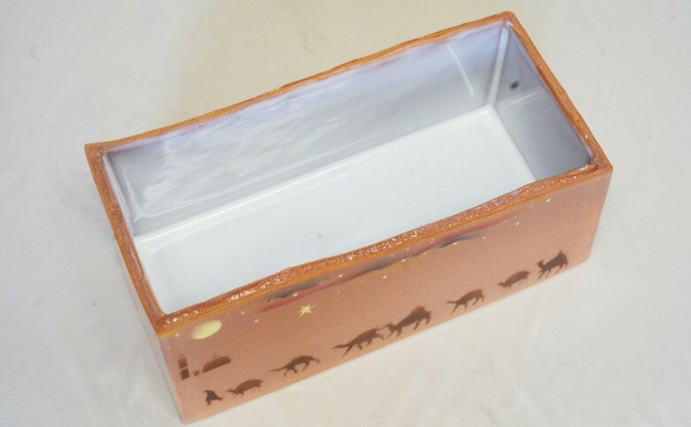 【ふるさと納税】【352047000958】萩焼 シルクロード花器「旅路」
