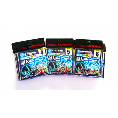 ふるさと納税 加東市 もりげん(MORIGEN)　釣針　超人チヌ　ケイムラ　9枚セット(4号・5号・6号/各3枚)