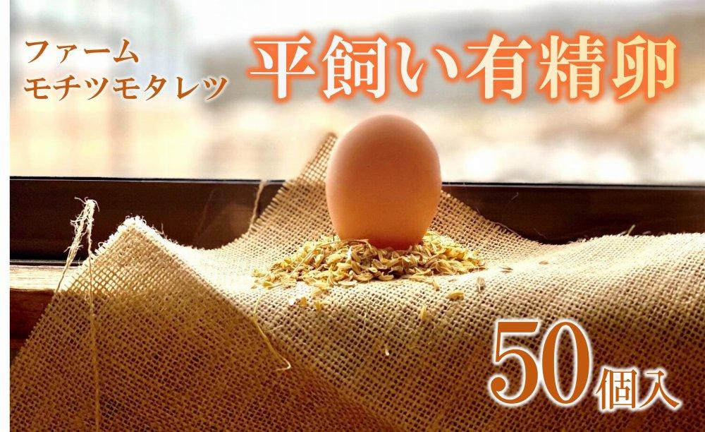 
ファームモチツモタレツの平飼い有精卵（50個入）
