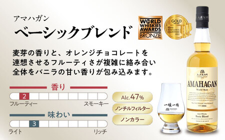 ウイスキー アマハガン 700ml×2本セット（ベーシック・レッド） [AQBX113]