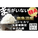 【ふるさと納税】米 定期便 コシヒカリ 南魚沼しおざわ産 30kg ( 10kg × 3ヶ月 ) 契約栽培 | お米 こめ 白米 コシヒカリ 食品 人気 おすすめ 送料無料 魚沼 南魚沼 南魚沼市 新潟県産 新潟県 精米 産直 産地直送 お取り寄せ お楽しみ