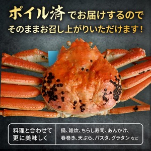 【１月より順次発送】加能ガニ （６００ｇ前後）　１杯