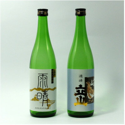 【ふるさと納税】立山雨晴純米大吟醸・ 立山連峰大吟醸(720ml セット)【1691812】