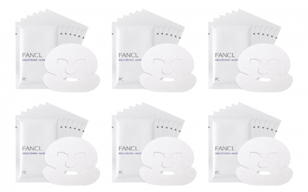 ファンケル 定期便 3回 パック ブライトニング マスク 6箱 FANCL パック 美容 化粧品 コスメ 美白 美肌 エイジングケア スキンケア シワ ハリ コラーゲン 保湿 日用品 美容品 国産 備蓄 通販 送料無料 ふるさと納税 日野町